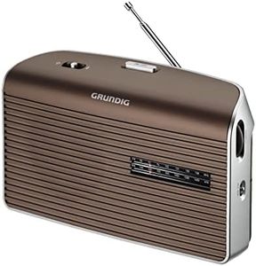 Grundig GRN1550 Music60 Radio, Marrone/Argento