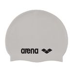 Arena Watersports SWIM CLASSIC SILICONE CAP SENIOR - WHITE/BLACK, Bronzer, Senior EU