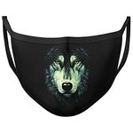 Darkwear GREEN WOLF Xmas Gift Dream Catcher Wolf Spirit Fashion Mask