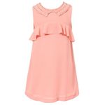 Richie House Girls' Fashion Sundress with Diamond Details RH1688-A-2/3 Pink