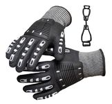 MEVLEM Lobstering Gloves, Fully Coated Puncture and Cut Resistant, Spearfishing, Sea Urchin, Crab Catching Diving Glove, Included Gloves Clip. (Medium)