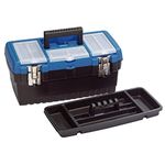 Draper 53878 Tool Organiser Box with Tote Tray, 400mm, Multicolor