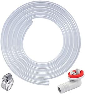 LitKiwi Window Air Conditioner Drain Kit,AC Drain Hose Connector Elbow Fitting(3/5-Inches) & Rubber Ring & 3Feet Clear Vinyl Tube for Universal Mini-Split AC Unit and Window Air Conditioning Unit