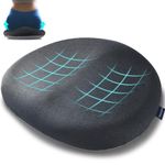 Seat Cushion for Office Chair Car - Memory Foam Chair Pad Sciatica & Back Coccyx Tailbone Pain Relief - Non-Slip Ergonmic Butt Pillow for Computer Desk, Wheelchair, Gaming School Chair - Black…