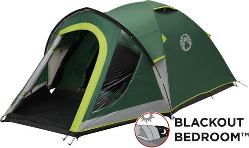 Coleman Kobuk Valley 4 Plus BlackOut 4-Person Dome Tent – Waterproof, Darkened Bedroom