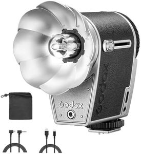 Godox Lux Cadet Retro Camera Flash GN10 with 7 Levels Flash Power 6200K±300K with S1/S2 Optical Control On Camera Flash Built-in Battery for Camera