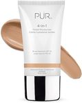 PUR Beauty 4-in-1 Tinted Moisturizer with SPF 20 - Hydrating Skin Tint Face Moisturizer, Primer & Foundation with Shea Butter, Aloe Vera & Vitamin B3 - Vegan Friendly, Paraben Free (Light)