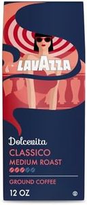 Lavazza Dolcevita Classico Ground Coffee 12oz Bag, Medium Roast, Rich and Full-bodied, Intensity 3/5, Arabica and Robusta, Ideal for Drip Brewers (Pack of 1) - Package May Vary