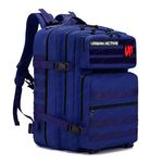 FunBlast Tactical Backpack – 40 Litres Trekking Bag, Travel Bag, Rucksack Backpack, Backpack for Sports, Outdoor, Camping & Hiking for Men & Women, Water Resistant Bag, Travel Accessories (NavyBlue)