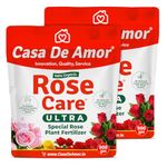 Organic Rose Care Ultra Fertilizer – NPK-Rich Bloom & Root Booster for Rose Plants | Promotes Vibrant Flowers & Strong Stems | 100% Natural, Boosts Flowering 40% (1800 gm)