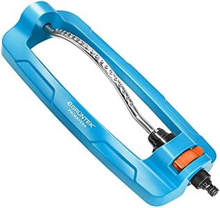 Arroseur de Jardin Oscillant Asperseur Automatique GRÜNTEK. Moteur Turbo pour Arrosage Pelouse et Gazon