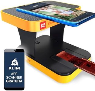 KLIM K2 Mobile Film Scanner 35 mm + Scanner positivo e negativo + Scanner diapositiva + Scanner per foto + Kit di sviluppo di pellicole a colori da 35 mm essenziale + il tuo servizio di