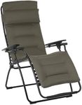 Lafuma Futura XL Air Comfort Zero Gravity Recliner-Black Frame, Taupe Grey
