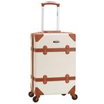 Rockland Synthetic White Carry-On (F2291-WHITE)