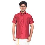 THANGAMAGAN MENS SHIRT FIREBRICK SIZE 38