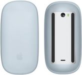 kwmobile Silicone Cover Compatible with Apple Magic Mouse 1/2 Cover - Soft Mouse Protector Grip - Light Blue