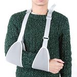 Arm Sling Support, Adjustable Shoulder Immobilizer for Broken Fractured Arm Elbow Wrist, Rotator Cuff Injury, Swathe Brace Reinforced Broken Forearm Strap