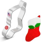 Christmas Stocking Cookie Cutter 5" Made in USA by Ann Clark