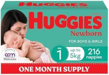 Huggies Newborn Nappies Size 1 (up 