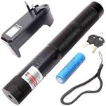 SHUANGYOU Rechargeable Green Laser Pointer Party Pen Disco Light 5 Mile + Battery