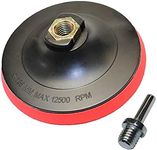 LOGOK2K Cotarba 125mm Hook & Loop Backing PAD Angle Grinder M14 & Drill Attachment for Sand Disc