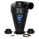 Oneida Air Systems Cyclone Attachment for Single Stage 0.5-3HP Dust Collector, 4/5 DIY - Portable Attachments and Accessories for Home and Woodworking Space Cleaning