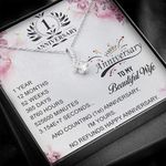 rakva 925 Sterling Silver Special First Anniversary Gift for Wife - Pure Silver Pendant With Message Card Female- | Necklace to Gift Women & Girls | With Certificate of Authenticity