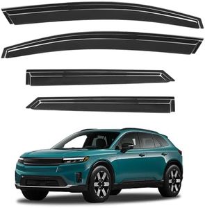 TECHPICCO Tape-On Side Window Deflectors for Honda Prologue 2024-2025, Rain Guards Window Visor Vent Guard Shade Deflectors Compatible with Honda Prologue Accessories All-Weather Protection