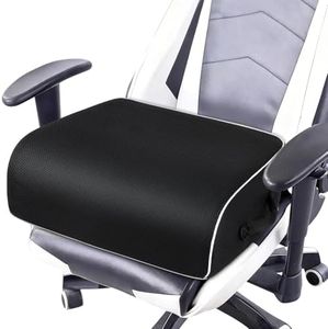 Himake Thick Chair Cushions, Office Booster Seat Cushion to Tailbone Pain Relief, Non Slip Memory Thick Foam Cushion with Carry Handle