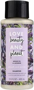 Love Beauty And Planet Smooth and Serene Argan Oil Shampoo For Frizz Control Argan Oil & Lavender Sulfate Free 13.5 oz