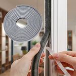 32.8 Ft Self Adhesive Seal Strip Weatherstrip for Windows and Doors House Soundproofing,windproof,Dustproof,Stronger Stickiness,0.35 Wide X 0.35 inch Thick.