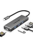 MacBook Pro/Air M1 Adapter, Lemorele 5 in 1 USB C Hub HDMI Multiport Adapter USB C Dock USB C Dongle with 4K HDMI, 3USB 3.0, 100W PD Compatible with iPad Pro, Macbook Pro/Air M1, Switch, PS4, Xbox