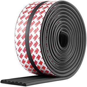 Dovesail Baby Proofing Edge Corner Protector, 16.4 ft Edge Guards Padding with 3M Adhesive, Extra-Wide Soft NBR Rubber Foam Padding, Furniture,Sharp Edge Safety Corner Edge Bumper Guard-Black