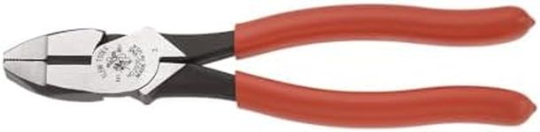 Klein Tools HD2000-9NE Side Cutter Linemans Pliers Cut ACSR, Screws, Nails, Hard Wire, 9-Inch Electrical Pliers