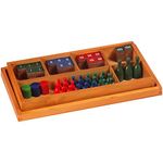 Kidken Montessori Stamp Game Math Material Kids Early Development Wooden Toy School Teaching Aids