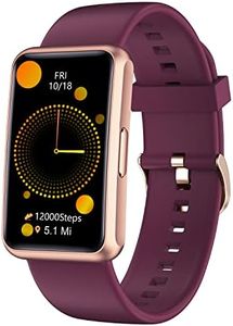 Cloudpoem Fitness Tracker No Bluetooth No APP/Phone Required, Fitness Watch IP68 Waterproof with Steps Counter Sleep Tracker Alarm Clocks Stopwatch for Men Women Parents (Purple)