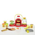 Play-Doh Stamp 'n Top Pizza Oven Toy with 5 Non-Toxic Colours, Multicolor, 30.48 x 8.86 x 33.02 cm