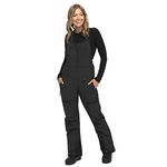 ARCTIX Women's Eco Friendly Traverse Bib Overalls, Black, 2X