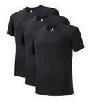 DAVID ARCHY Men's Vests Micro Modal Undershirts with Ultimate Soft 3 Pack C-Neck & Deep C-Neck Short Sleeve Underwear