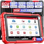 LAUNCH X431 PROS Elite 2026 New Bidirectional Scan Tool, 45+ Services, ECU Coding, All-in-One Full System Diagnostic Scanner, Support CANFD&DoIP, V.A.G Guided, 2 Years Free Update
