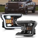 VLAND LED Headlights Assembly Fit for 2018-2020 FORD F150, NOT Fit Raptor, Projector