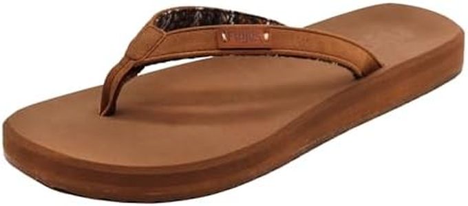 Flojos Women's Billie Sandal, Tan Serape, 10 M US