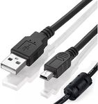 ATIVA Mini USB 2.0 Device Cable, 6', Black, 26861