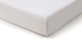 Tempur-Fit Fitted Sheet (White Double) - Luxury Material For Extra Comfort…