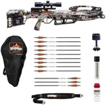 Wicked Ridge by TenPoint Invader M1 Ready-to-Hunt Package - Includes 9 Match 400 Non-Lighted + 3 Match 400 Lighted Arrows, Soft Case, Neoprene Sling, Premium Lubricant & String Wax & Conditioner