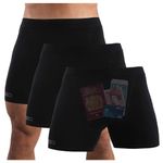 Smuggling Duds Boxer Brief Shorts - Anti Theft, Pickpocket Proof, Travel Pocket Underwear