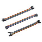 Electronic Spices Jumper Wire Cable (Male To Male, Female To Female, Male To Female) (Multicolor)-(10pcs Each)