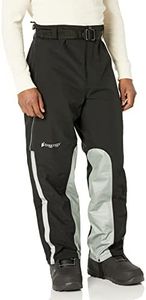 FROGG TOGGS Men's Pilot Reflective Waterproof Motorcycle Pant, Black/Silver, X-Large