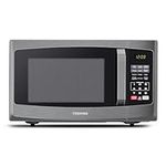 Toshiba 800w 23L Microwave Oven with Digital Display, Auto Defrost, One-touch Express Cook with 6 Pre-Programmed Auto Cook, and Easy Clean - Black - ML-EM23P(BS)