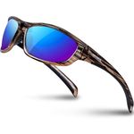 RIVBOS Polarized Sports Sunglasses Driving shades For Men TR90 Unbreakable Frame RB831(RB832)